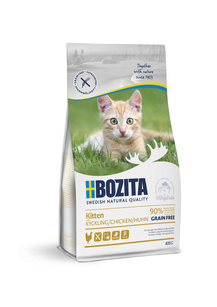 BOZITA Katzen-Trockenfutter Grain free Chicken 400 g